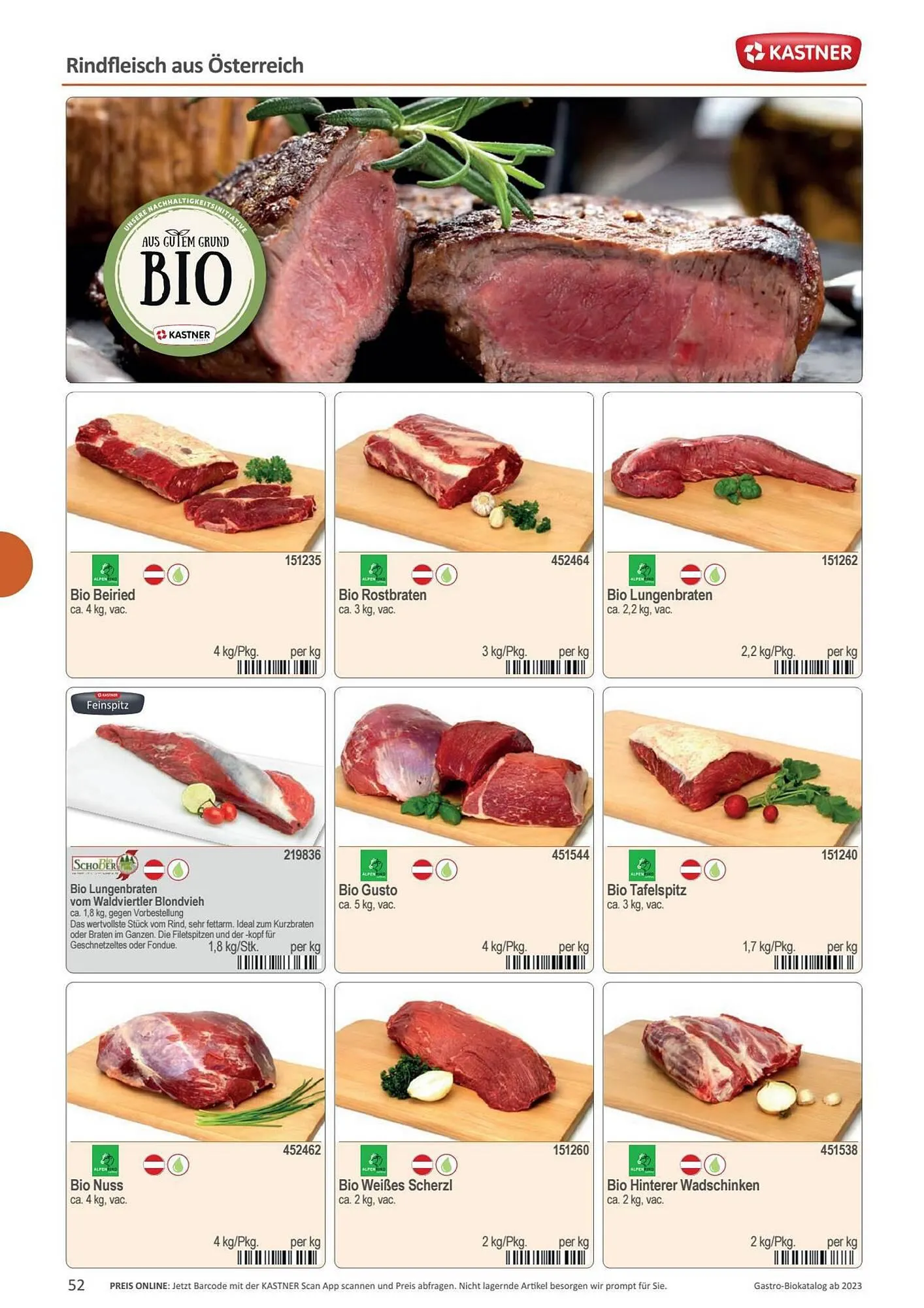 Kastner Flugblatt von 15. September bis 30. Dezember 2023 - Flugblätt seite 54