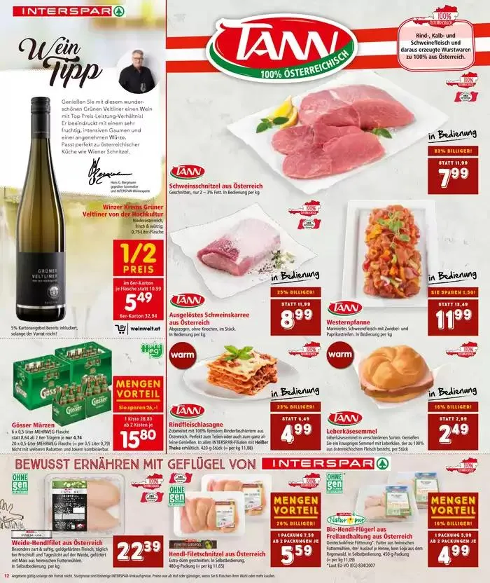 Aktuelle Deals und Angebote von 23. Jänner bis 6. Februar 2025 - Flugblätt seite 12