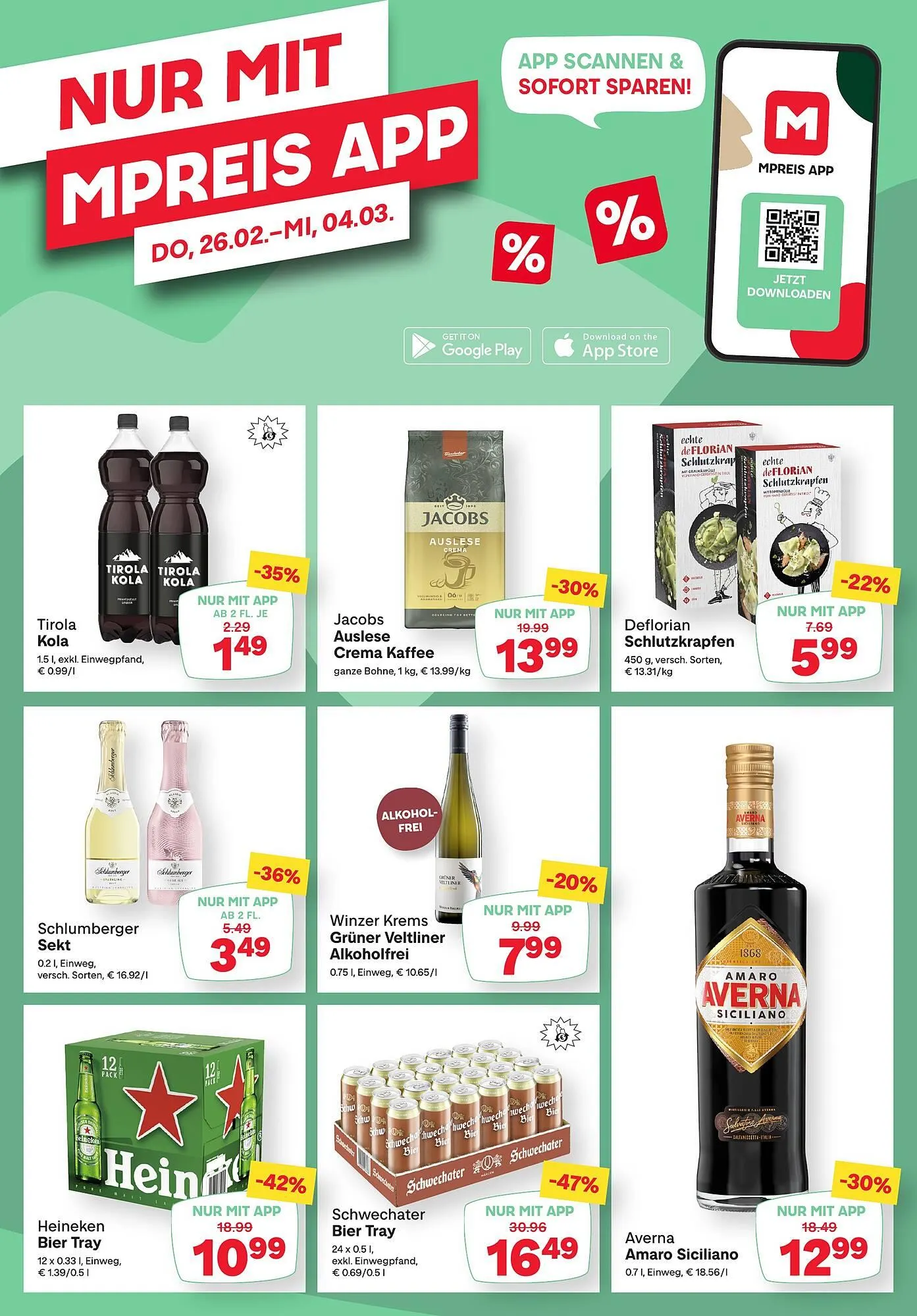 MPreis Flugblatt von 26. Februar bis 4. März 2026 - Flugblätt seite  14