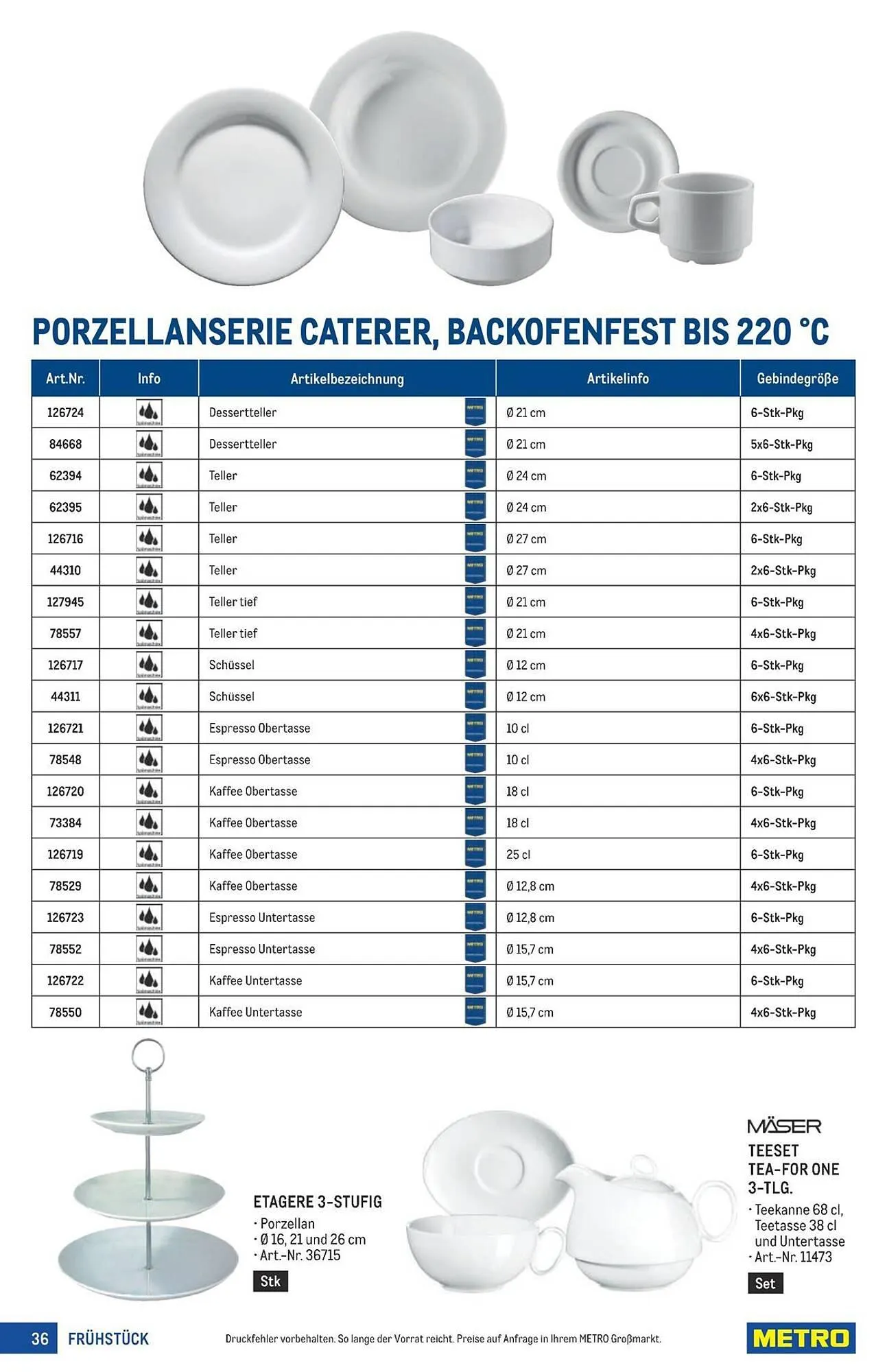 Metro Flugblatt von 18. März bis 1. April 2026 - Flugblätt seite  36