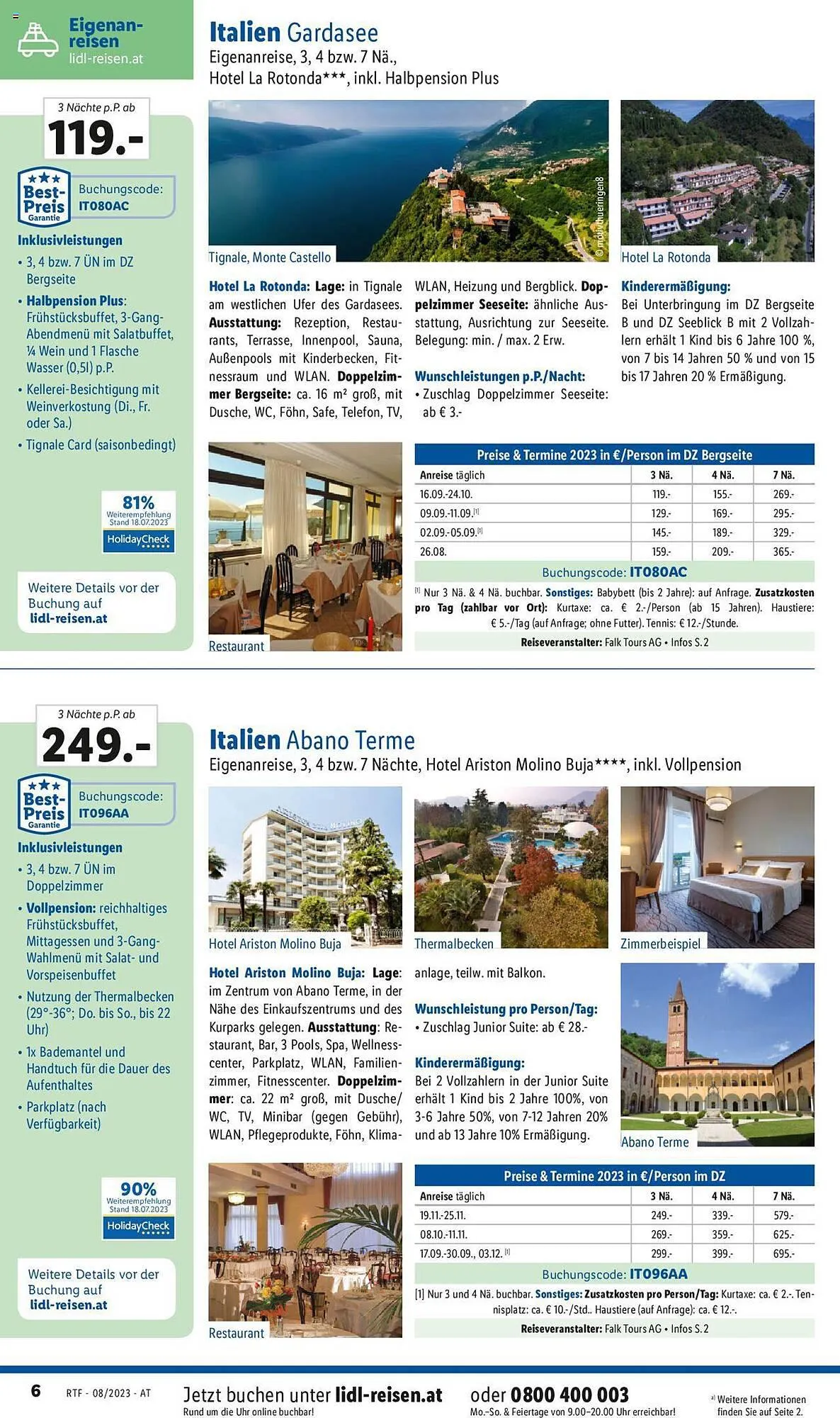 Lidl Flugblatt von 12. August bis 15. September 2023 - Flugblätt seite  6