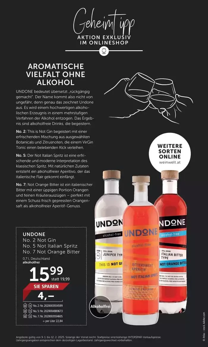 Tolles Angebot für Schnäppchenjäger von 10. Jänner bis 17. Jänner 2025 - Flugblätt seite  22