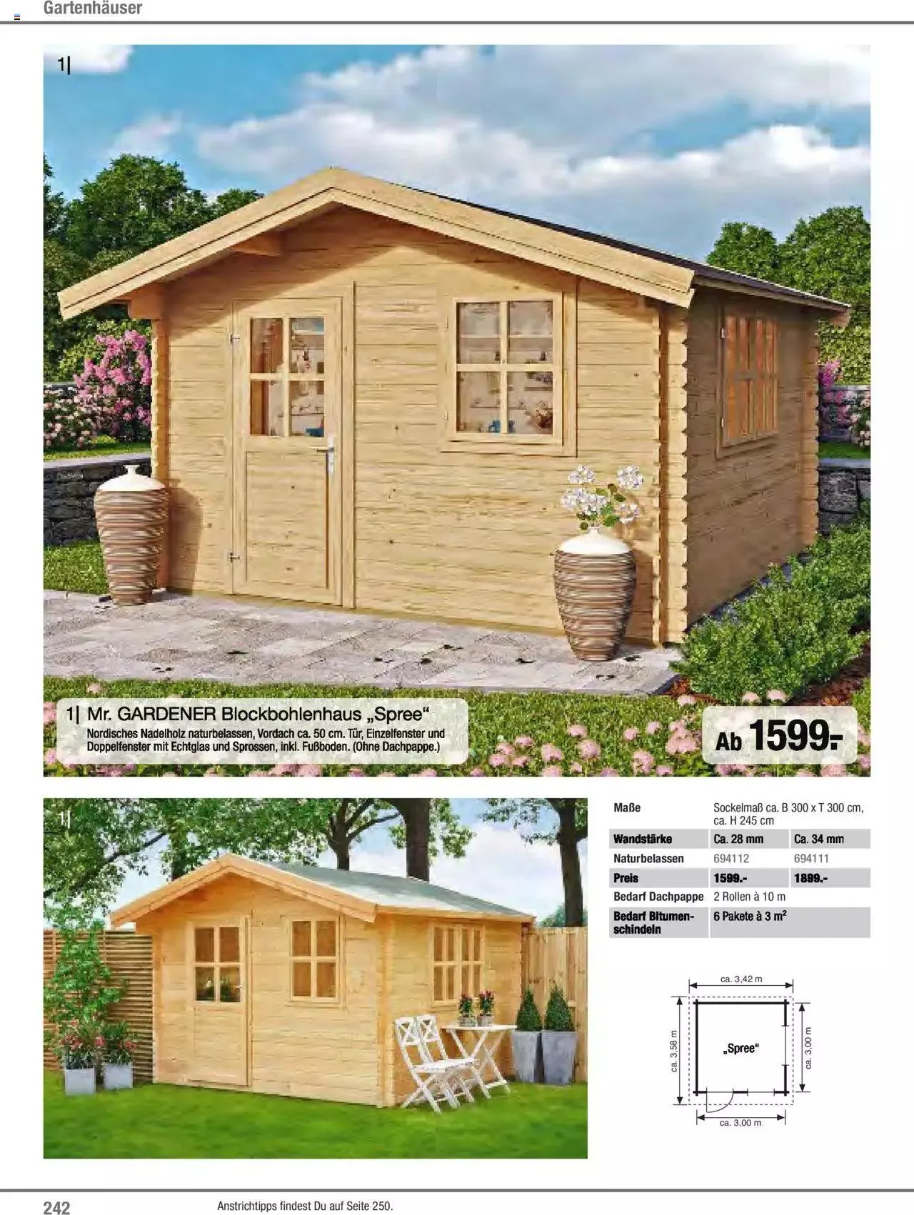 Hagebau Gartenjahr 2023 von 7. März bis 31. Dezember 2023 - Flugblätt seite 242
