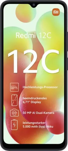 Redmi 12C 64GB 3GB RAM - Graphite Gray