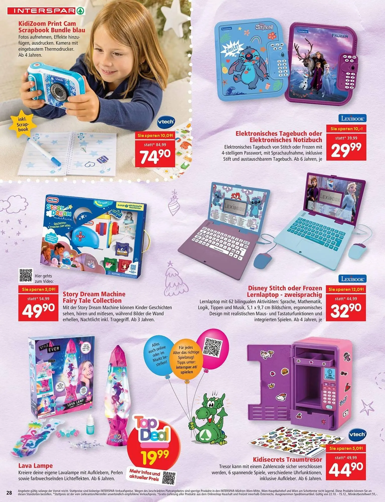 Interspar Flugblatt von 22. Oktober bis 15. Dezember 2025 - Flugblätt seite  28