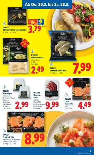 Lidl Flugblatt Food von 26. März bis 1. April 2026 - Flugblätt seite 9