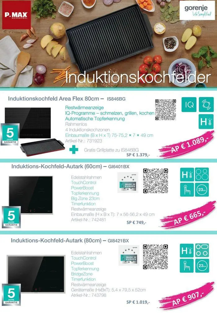 Gorenje Mfh Aktion von 31. Juli bis 30. November 2024 - Flugblätt seite  3