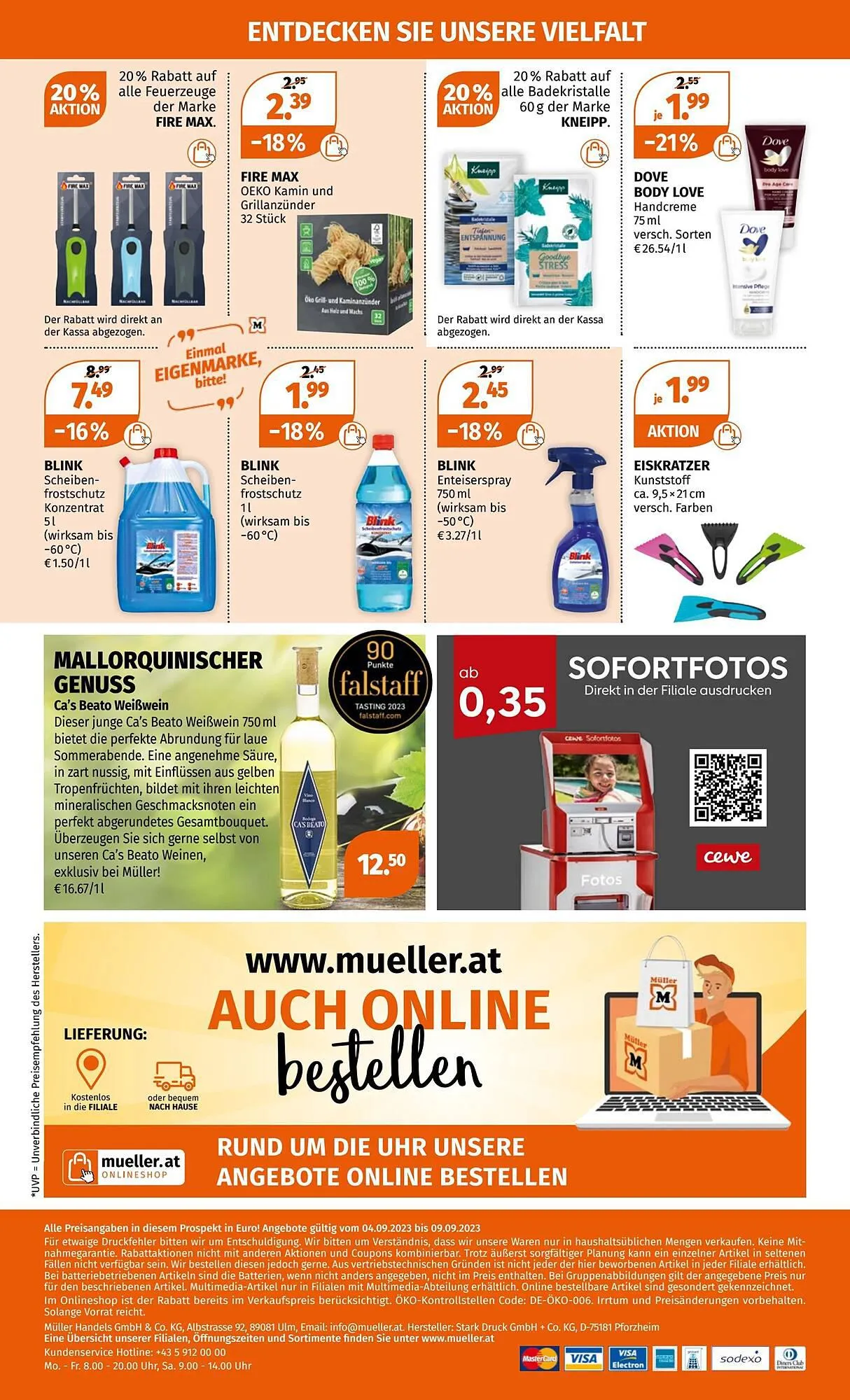 Müller Flugblatt von 3. September bis 9. September 2023 - Flugblätt seite 16