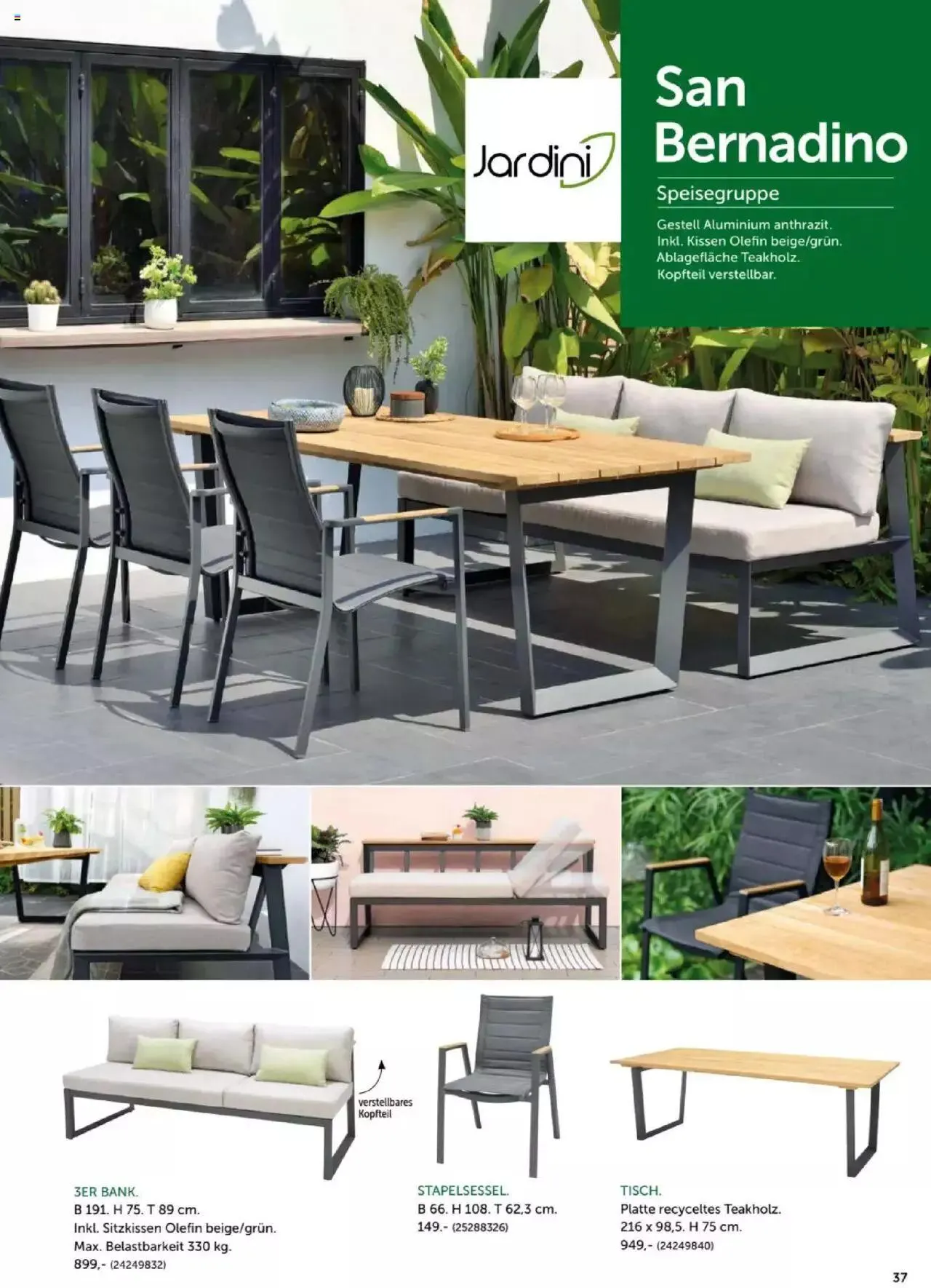 Leiner Garten Katalog 2024 von 4. März bis 30. September 2024 - Flugblätt seite  37