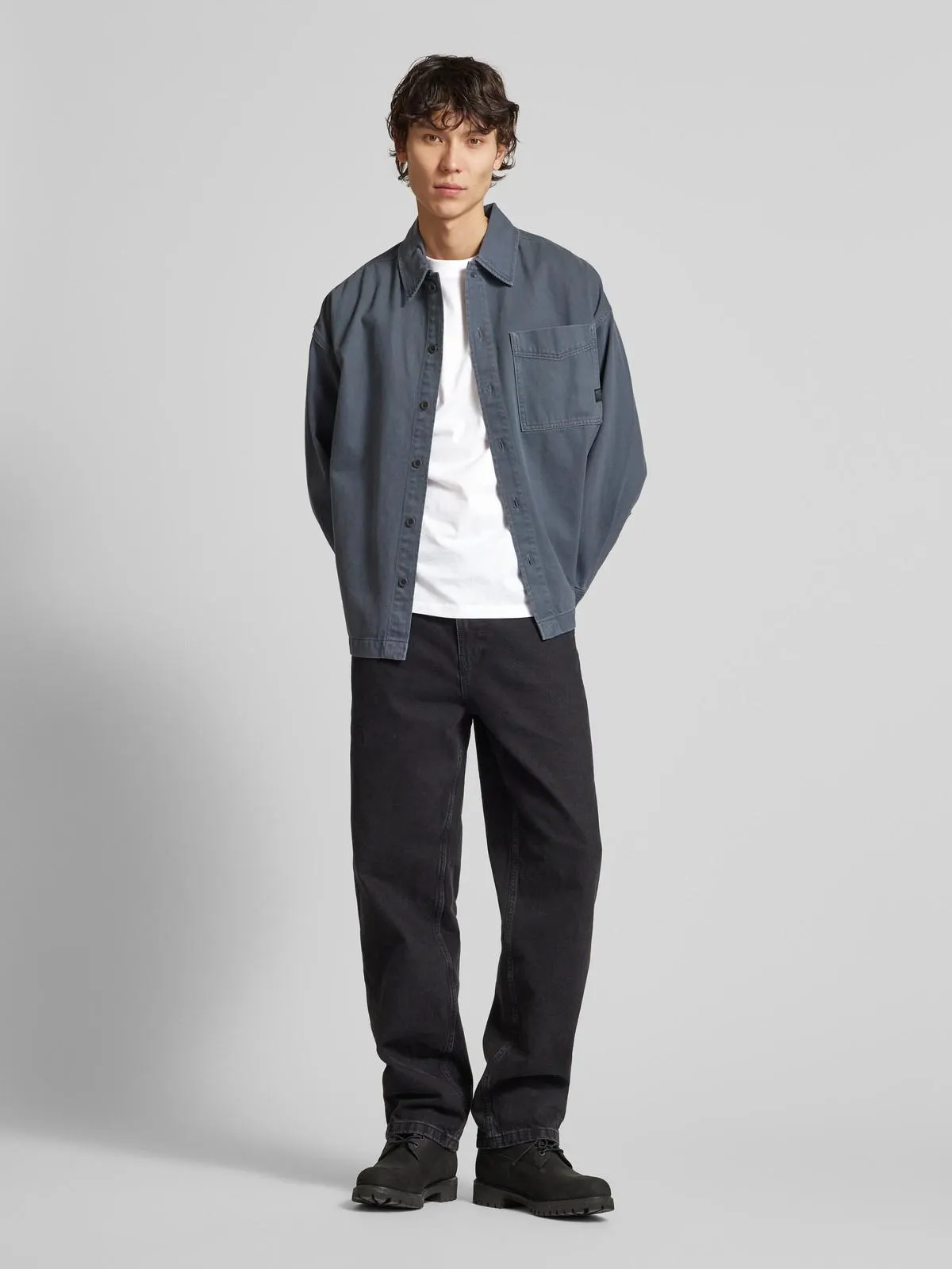 T-Shirt mit Rundhalsausschnitt Modell 'BRADLEY' im 2er-Pack in black