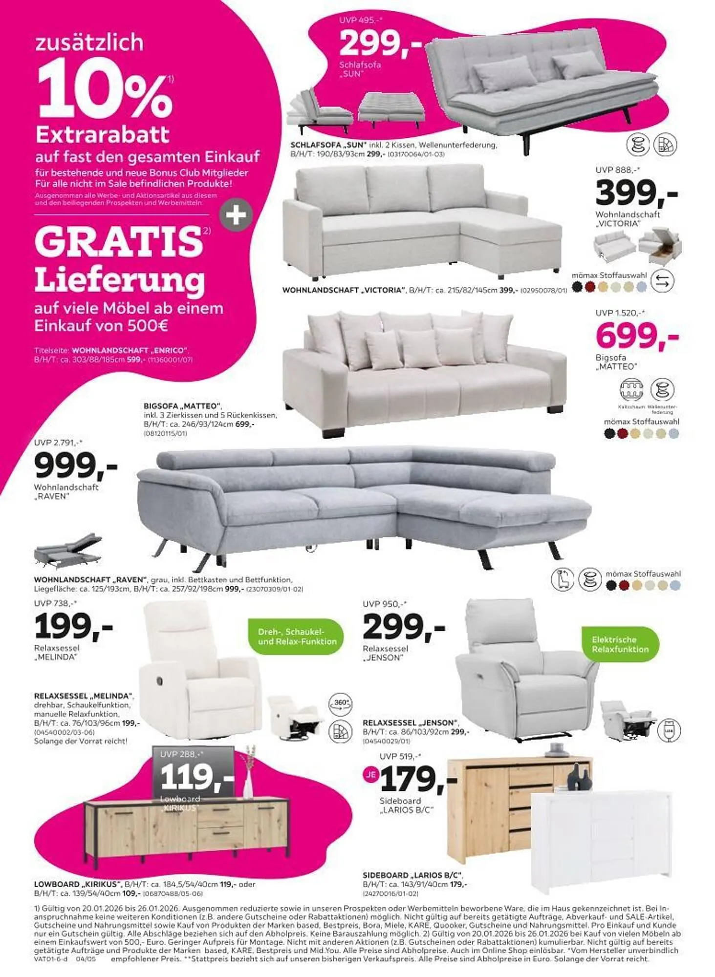 Mömax Flugblatt von 30. Dezember bis 27. Jänner 2026 - Flugblätt seite  4