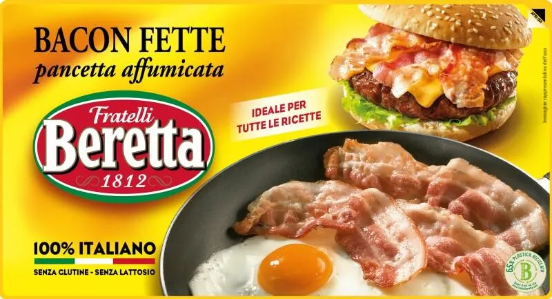 Beretta Bacon Pancetta geschnitten