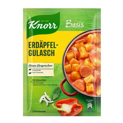 Knorr Basis für Kartoffelgulasch