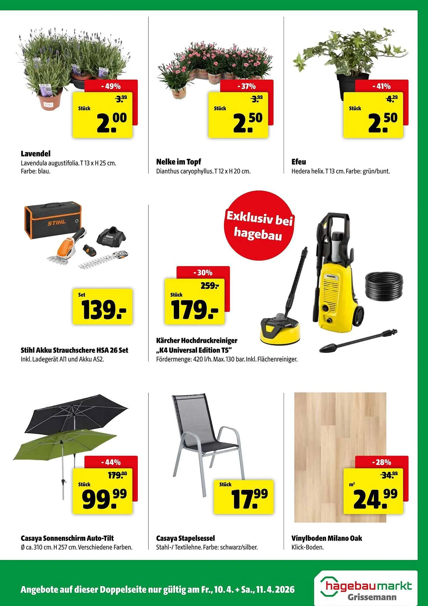 Eurogast Grissemann Flugblatt von 10. April bis 11. April 2026 - Flugblätt seite  11