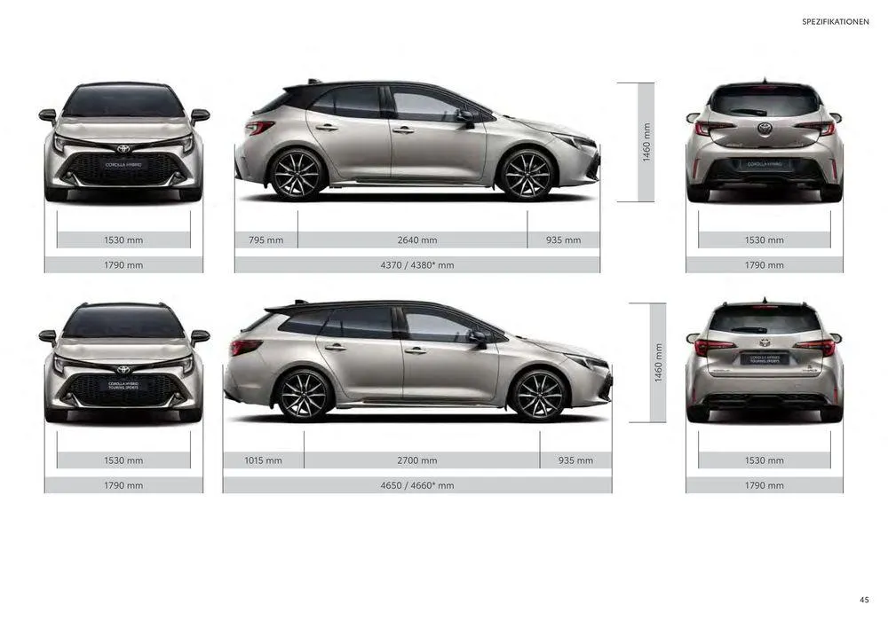 Toyota Corolla von 26. April bis 26. April 2025 - Flugblätt seite 45