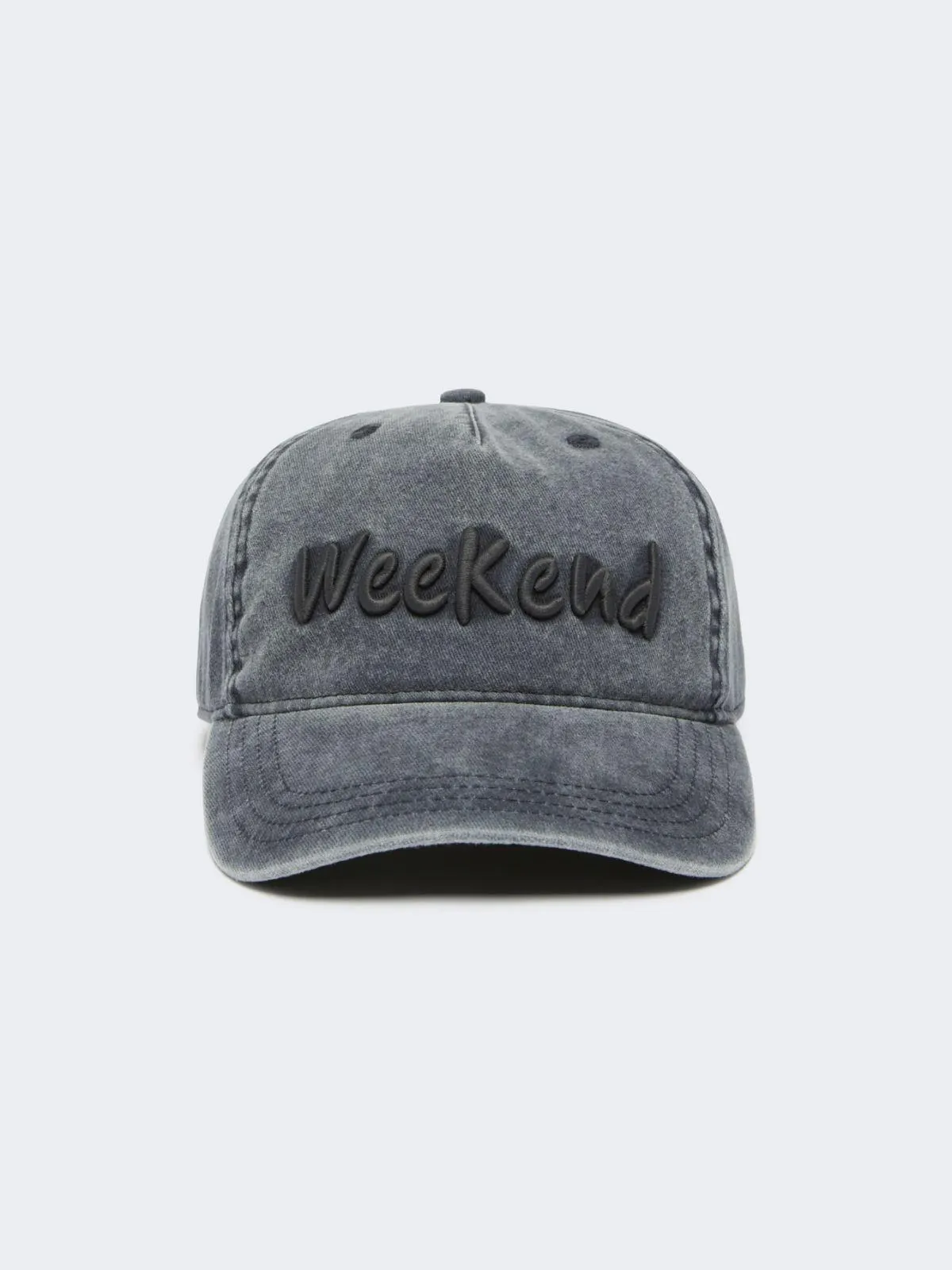 Baseballkappe aus Canvas - Blau