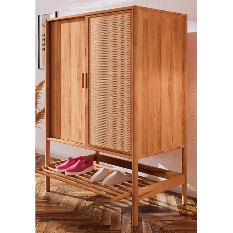 Steiner Shopping Vorzimmerschrank Wellsford 42 Kernbuche massiv geölt - Abmessungen: 150 x 1