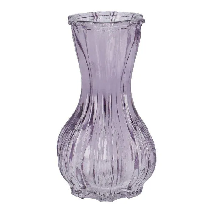 Mini-Vase Form, lila, 10 cm