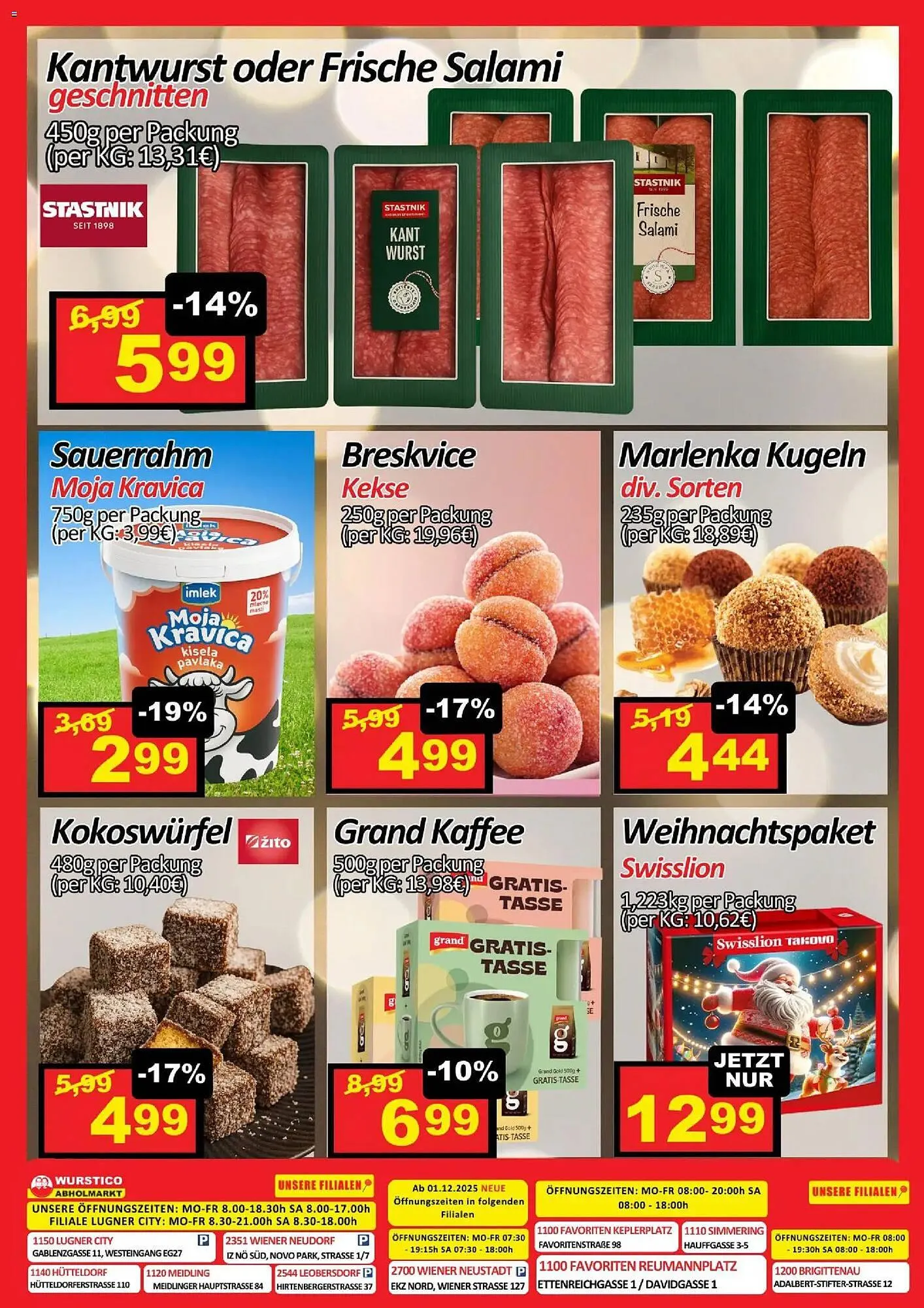Wurstico Flugblatt von 18. Dezember bis 24. Dezember 2025 - Flugblätt seite  3