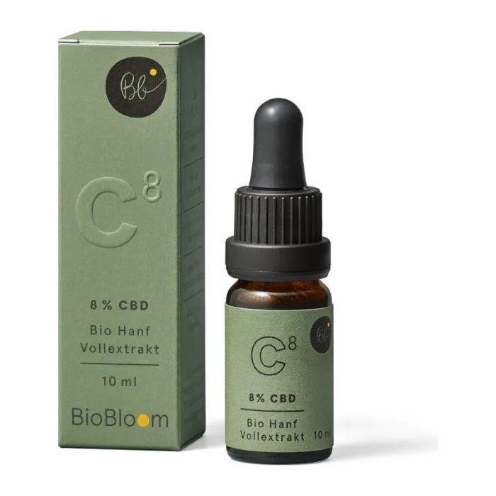 BioBloom 8% Bio CBD Öl - 10ml
