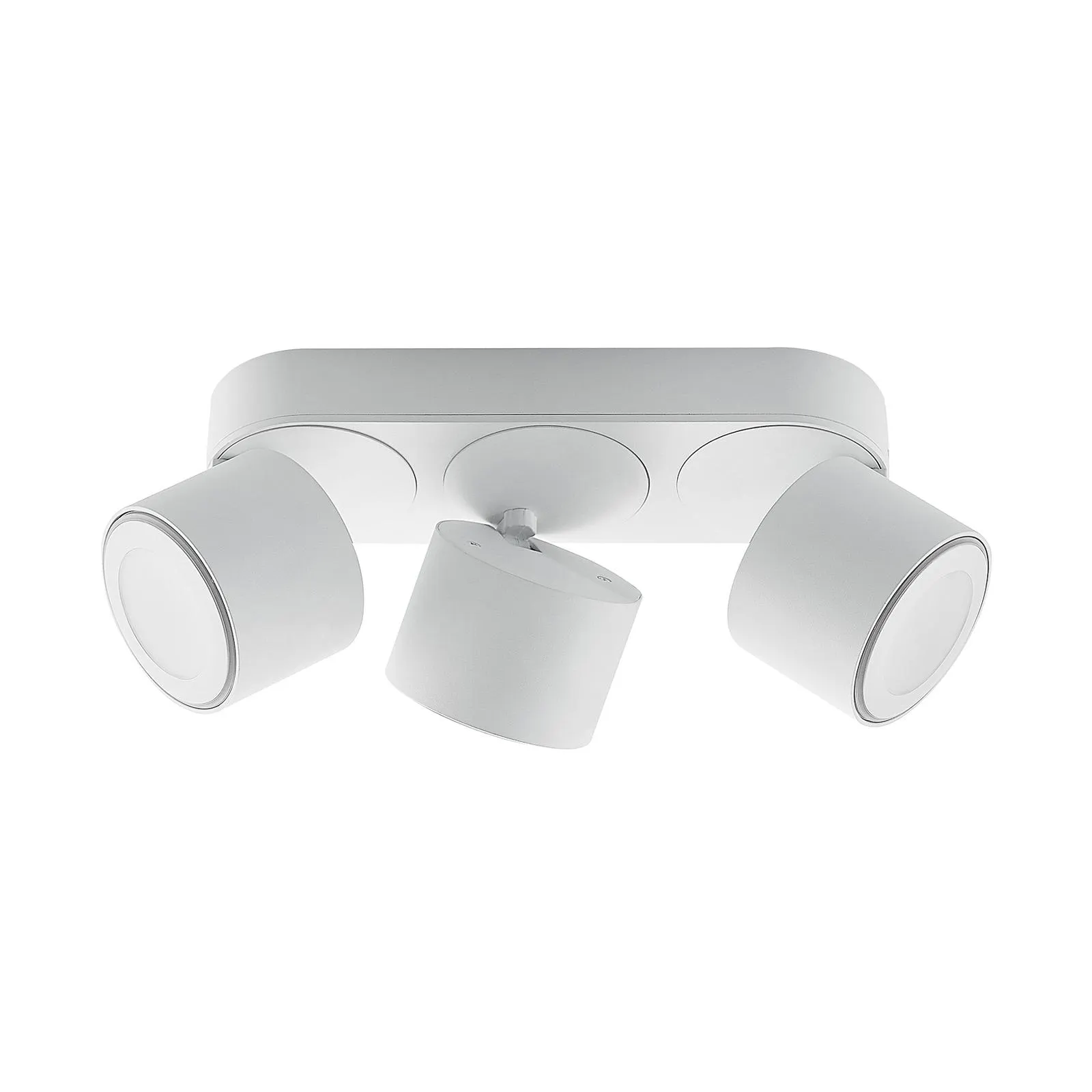 Lindby Lowie LED-Spot, dreiflammig, weiß