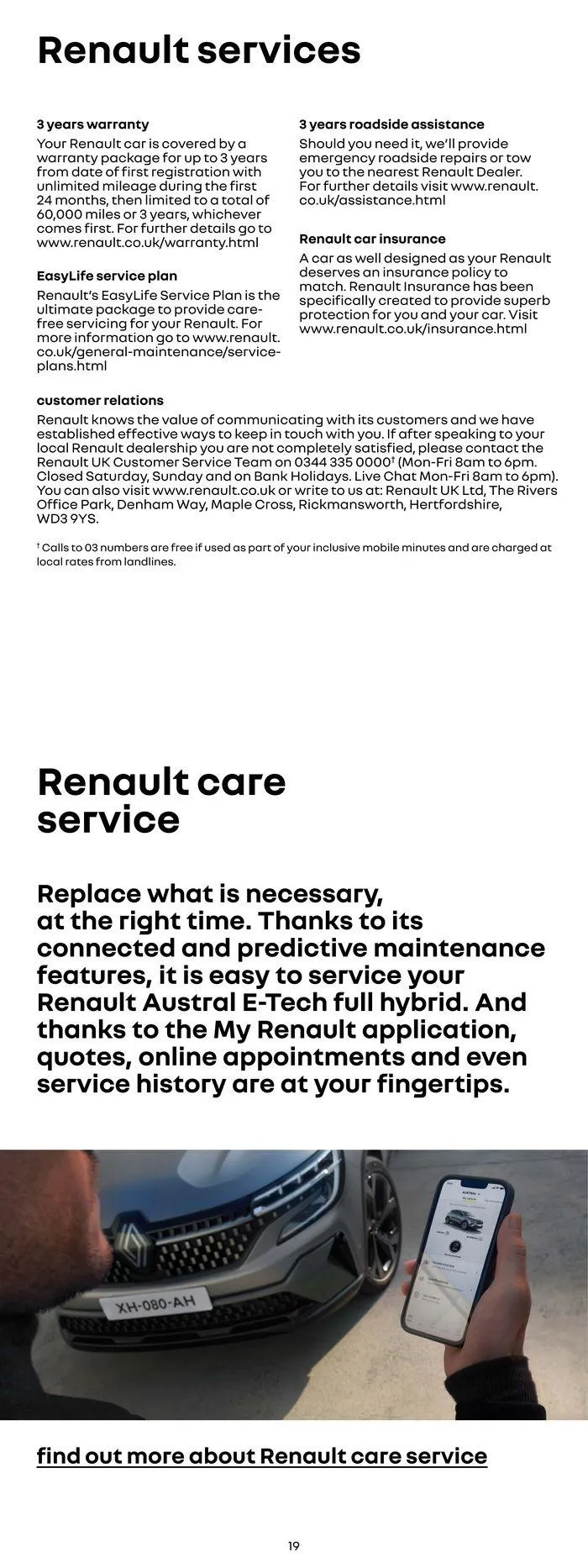 RENAULT AUSTRAL E-TECH FULL HYBRID 200 HP von 16. Februar bis 16. Februar 2025 - Flugblätt seite  19