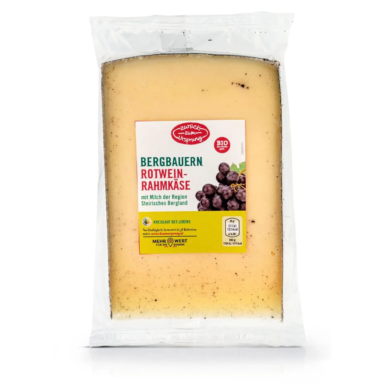 ZURÜCK ZUM URSPRUNG Rahmkäse, Rotwein