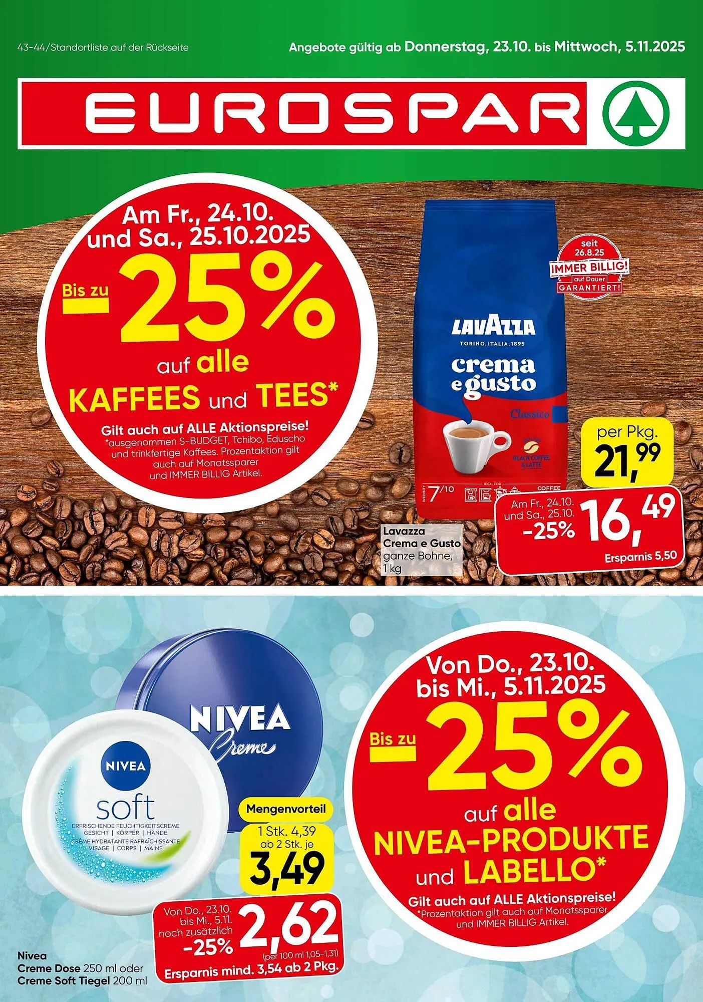 Eurospar Flugblatt - 1