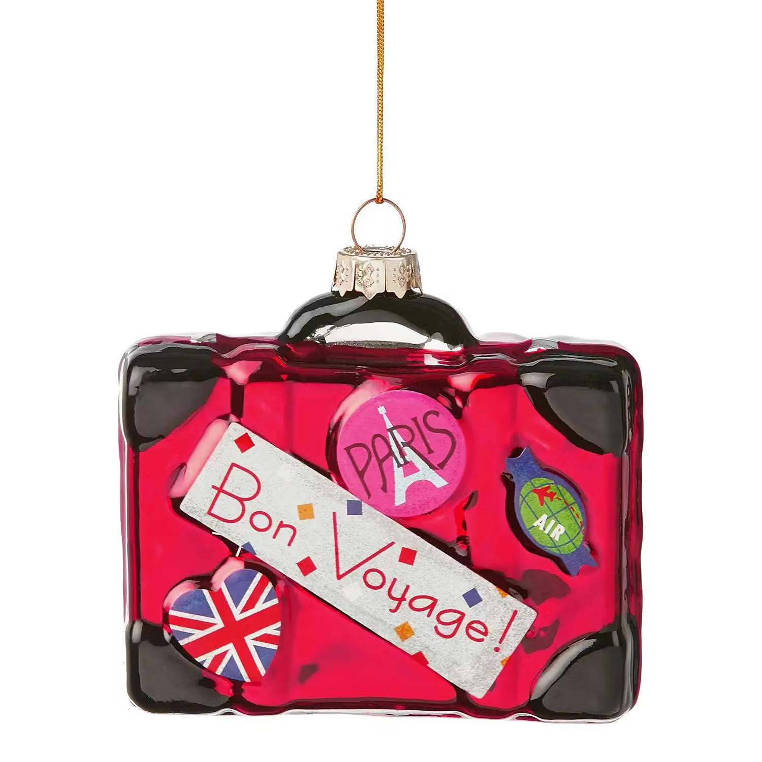 HANG ON Baumanhänger Koffer Bon Voyage