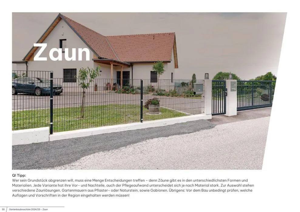 Gartenbau von 5. Juni bis 31. Dezember 2025 - Flugblätt seite 30