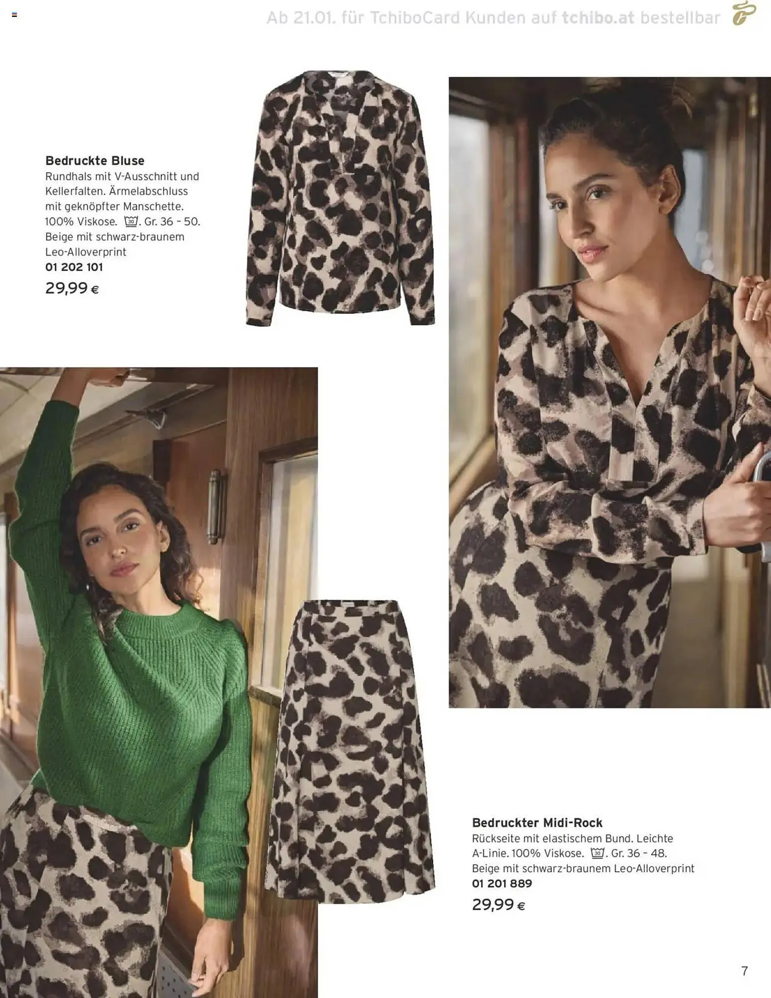 Tchibo Eduscho Flugblatt von 16. Jänner bis 28. Februar 2025 - Flugblätt seite  7