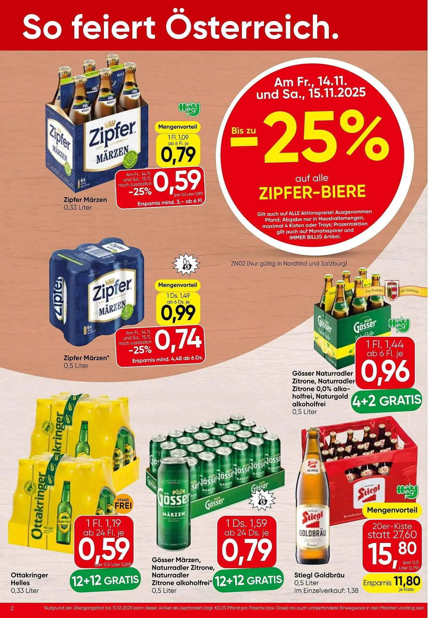 Spar Flugblatt von 13. November bis 19. November 2025 - Flugblätt seite 2
