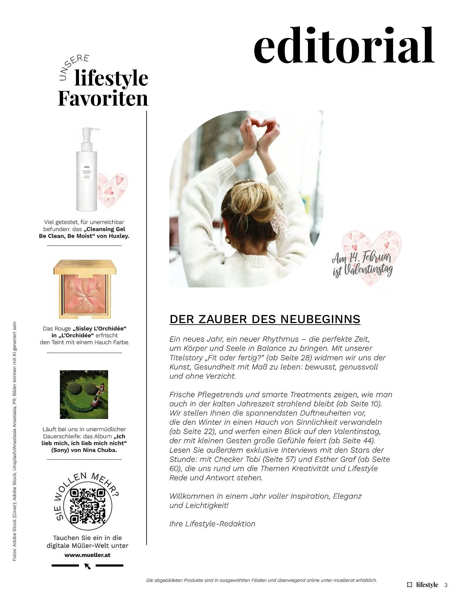 Müller Flugblatt von 1. Jänner bis 28. Februar 2026 - Flugblätt seite  3