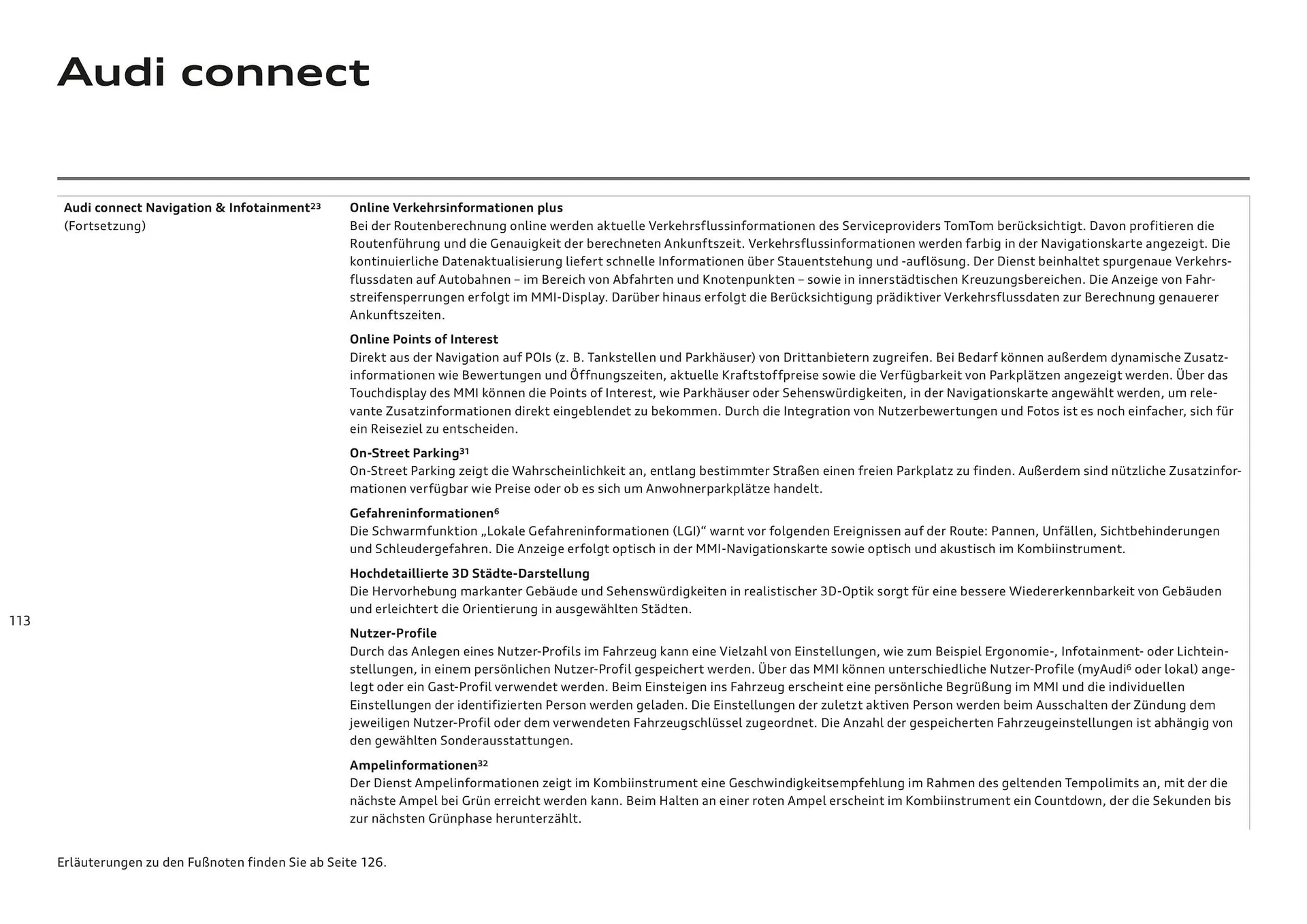 Audi Flugblatt von 20. November bis 22. Juli 2026 - Flugblätt seite  113