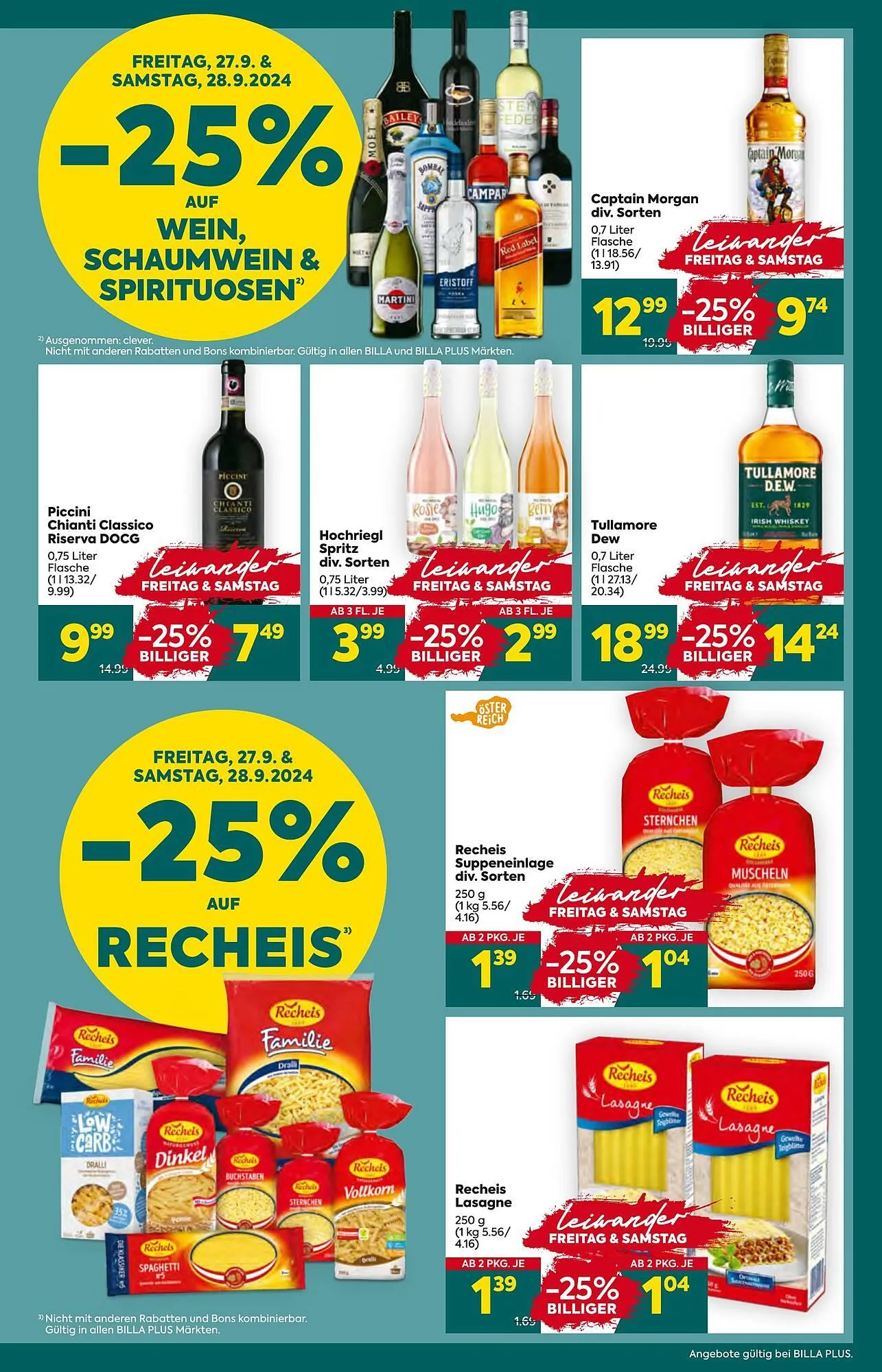 Billa Corso Flugblatt von 26. September bis 2. Oktober 2024 - Flugblätt seite 3