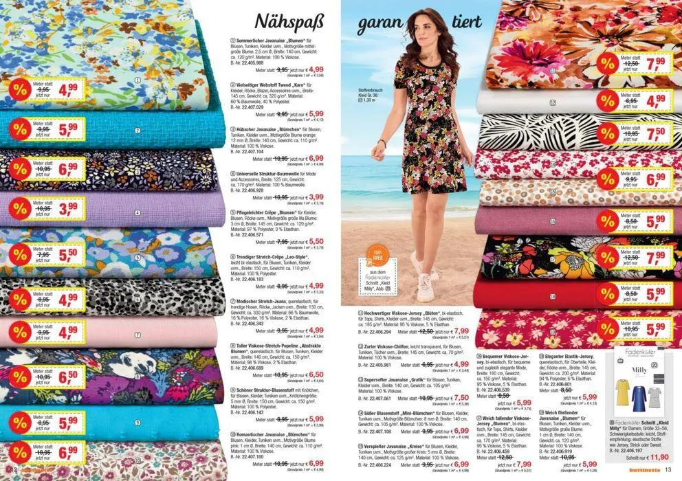 Buttinette katalog von 12. Juli bis 26. Juli 2024 - Flugblätt seite  14