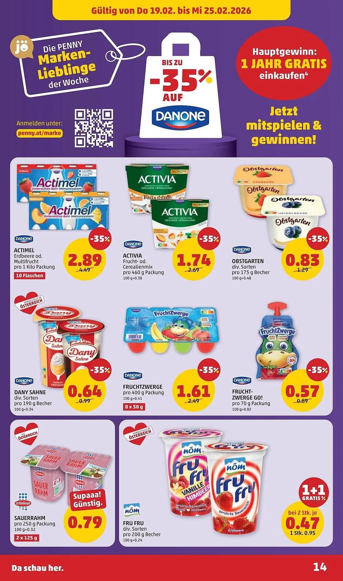 PENNY Flugblatt von 19. Februar bis 26. Februar 2026 - Flugblätt seite  14