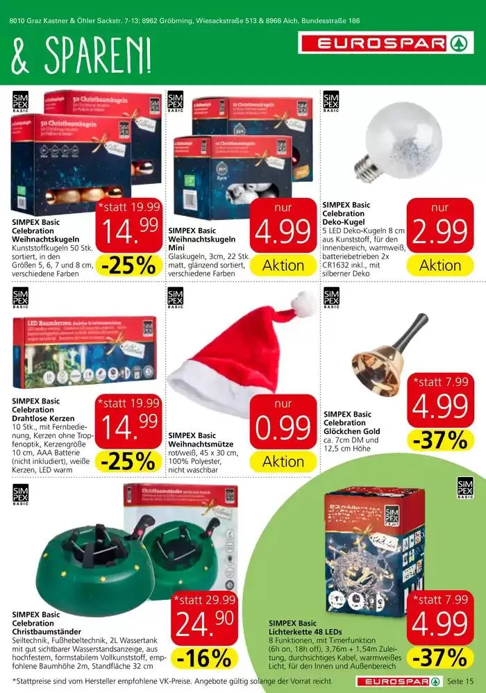 Große Auswahl an Angeboten von 27. November bis 11. Dezember 2024 - Flugblätt seite  15