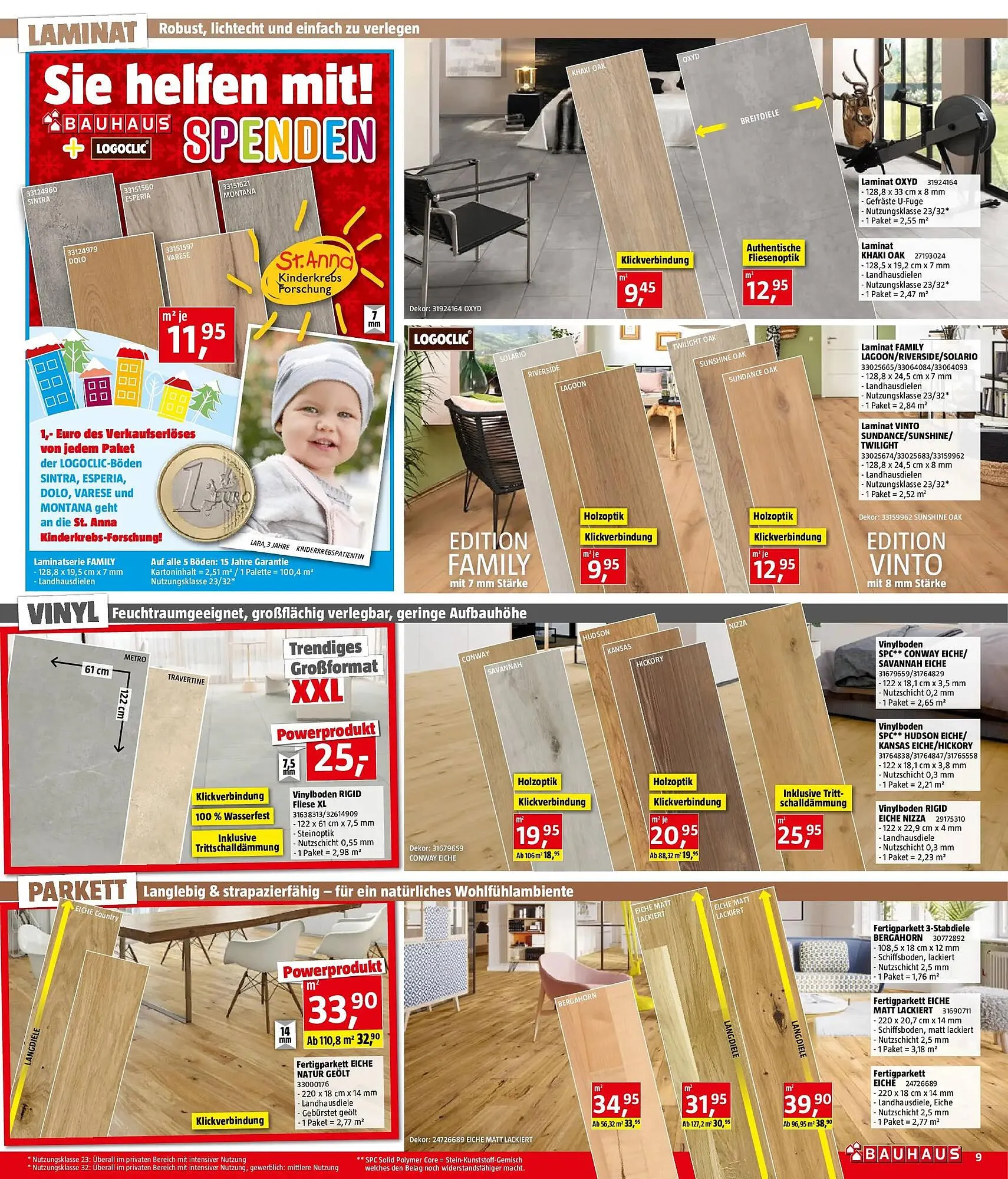 Bauhaus Flugblatt von 3. Dezember bis 31. Dezember 2025 - Flugblätt seite  9