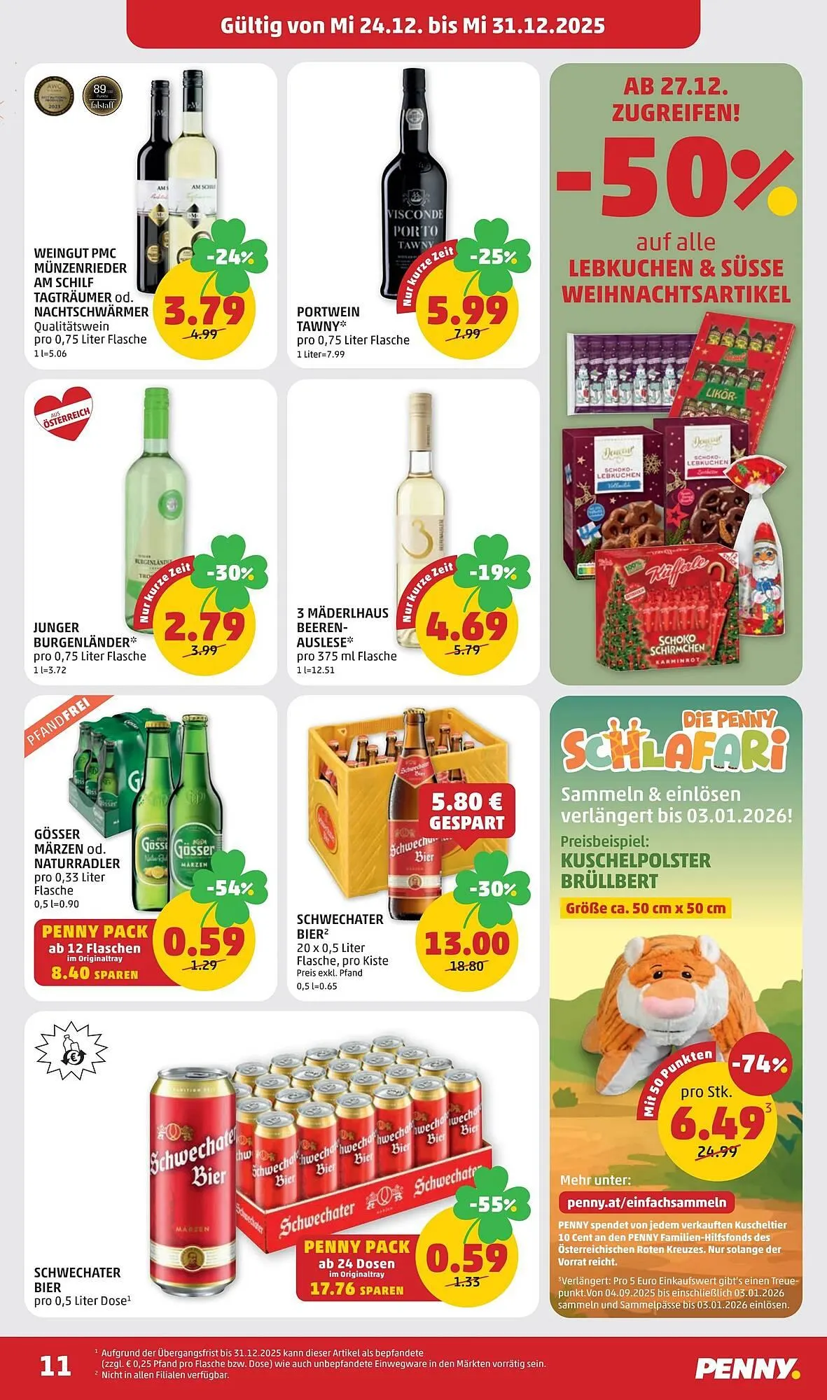 PENNY Flugblatt von 24. Dezember bis 31. Dezember 2025 - Flugblätt seite  11
