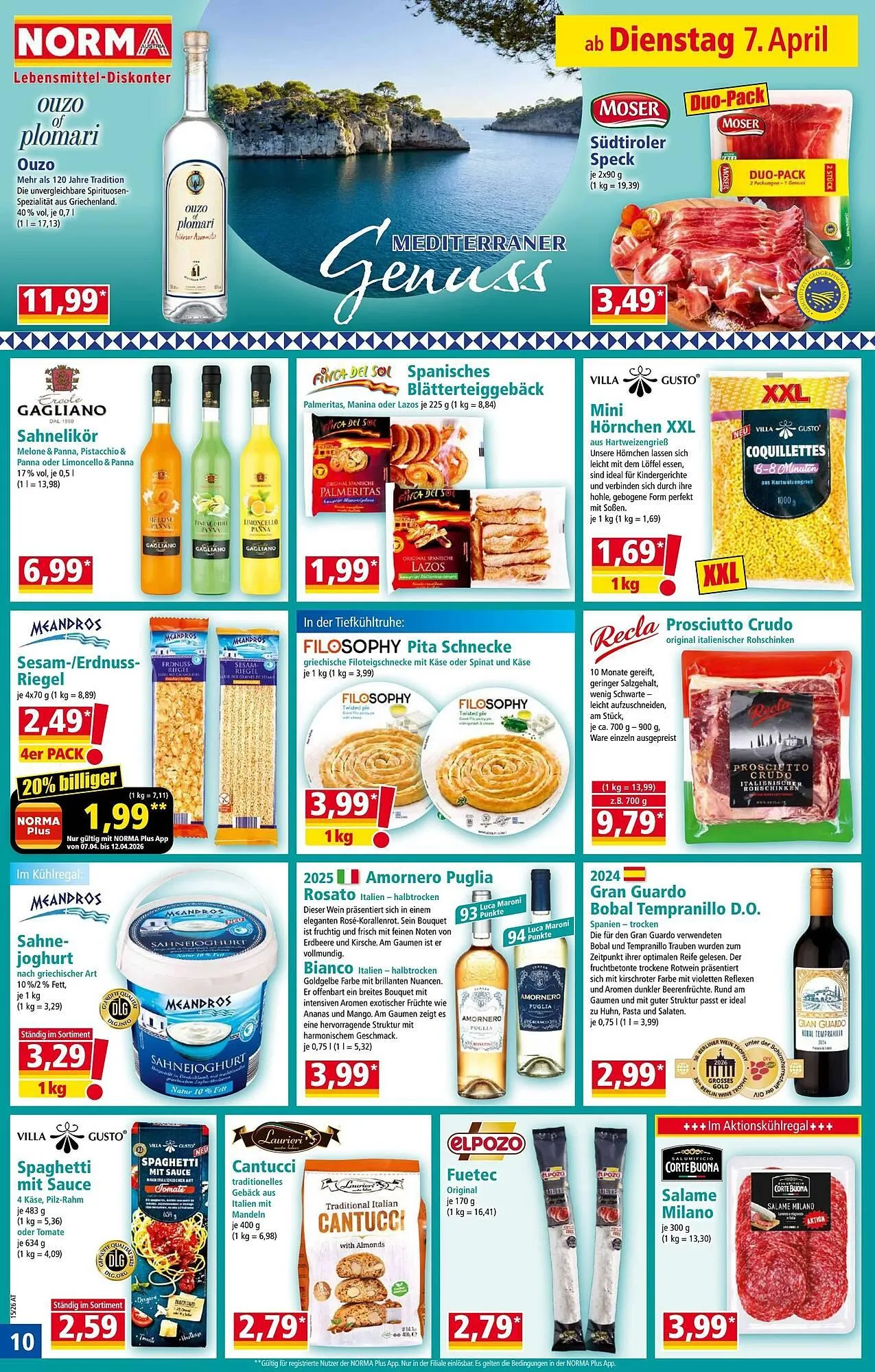 Norma Prospekt von 7. April bis 12. April 2026 - Flugblätt seite  10