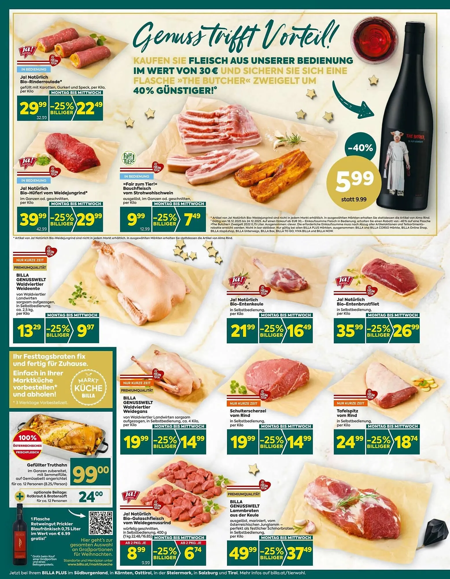 Billa Corso Flugblatt von 18. Dezember bis 24. Dezember 2025 - Flugblätt seite 11