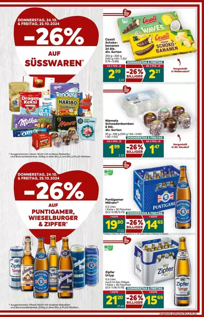 Vorschau BILLA PLUS Wien KW43 von 22. Oktober bis 5. November 2024 - Flugblätt seite 3