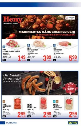 METRO Flugblatt Food von 3. September bis 16. September 2026 - Flugblätt seite  14