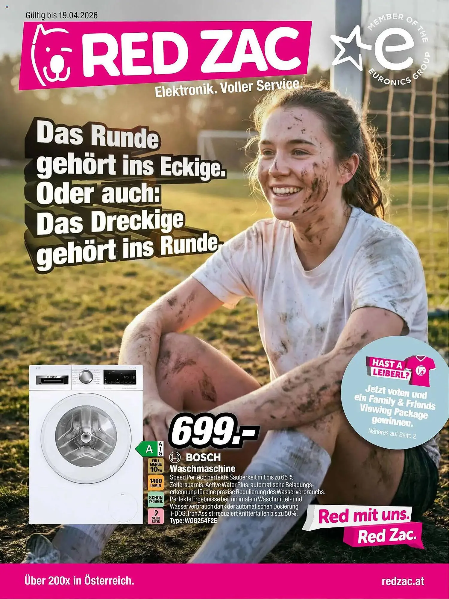 Red Zac Flugblatt von 3. April bis 19. April 2026 - Flugblätt seite  1