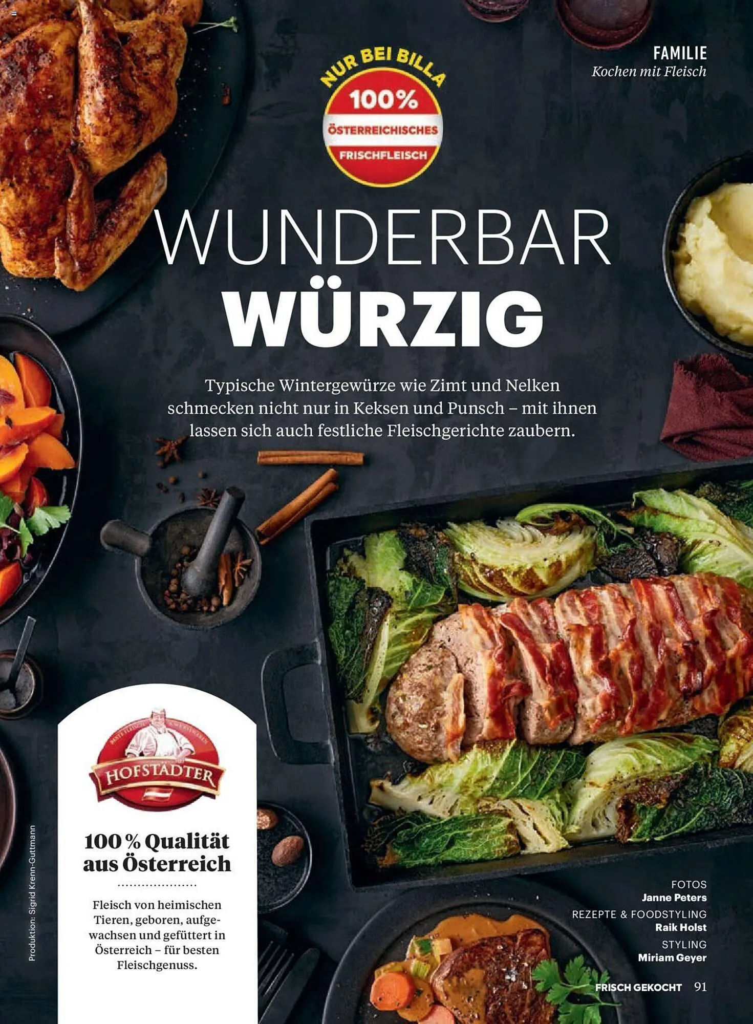 Billa Flugblatt von 1. Dezember bis 31. Dezember 2023 - Flugblätt seite  91