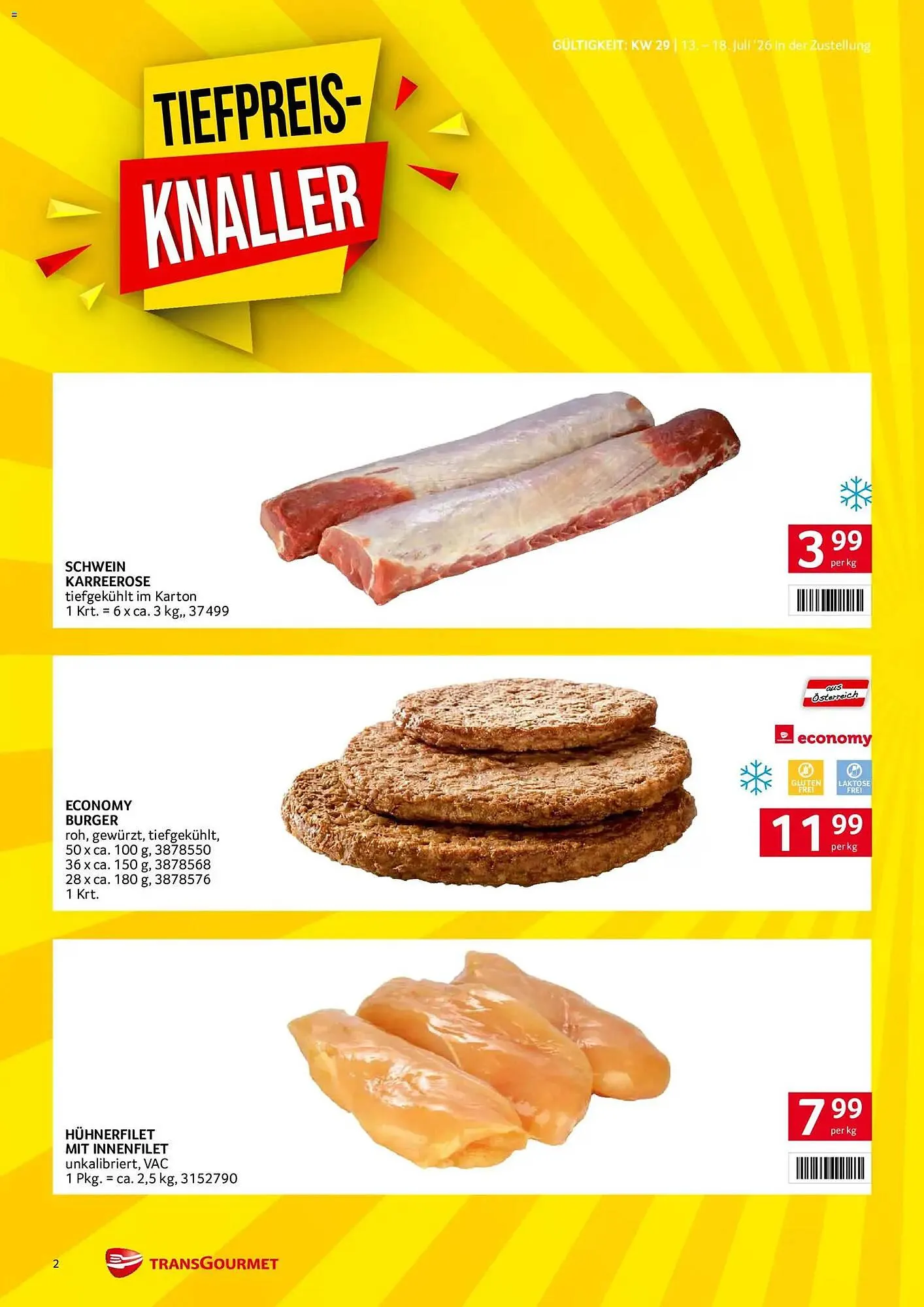 Transgourmet Flugblatt von 13. Juli bis 18. Juli 2026 - Flugblätt seite 2