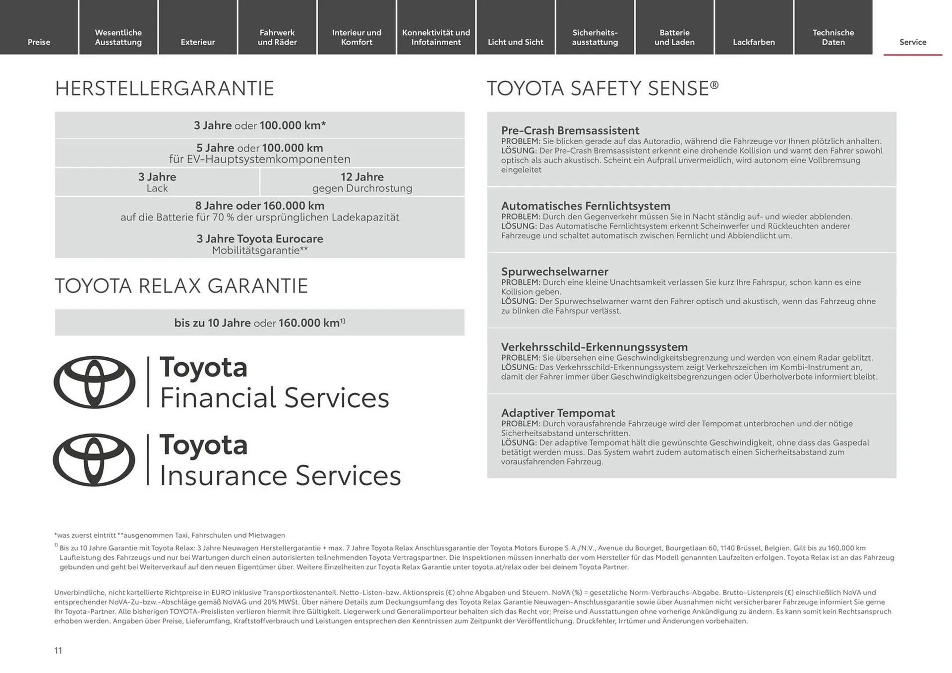 Toyota Flugblatt von 25. September bis 25. September 2026 - Flugblätt seite  11