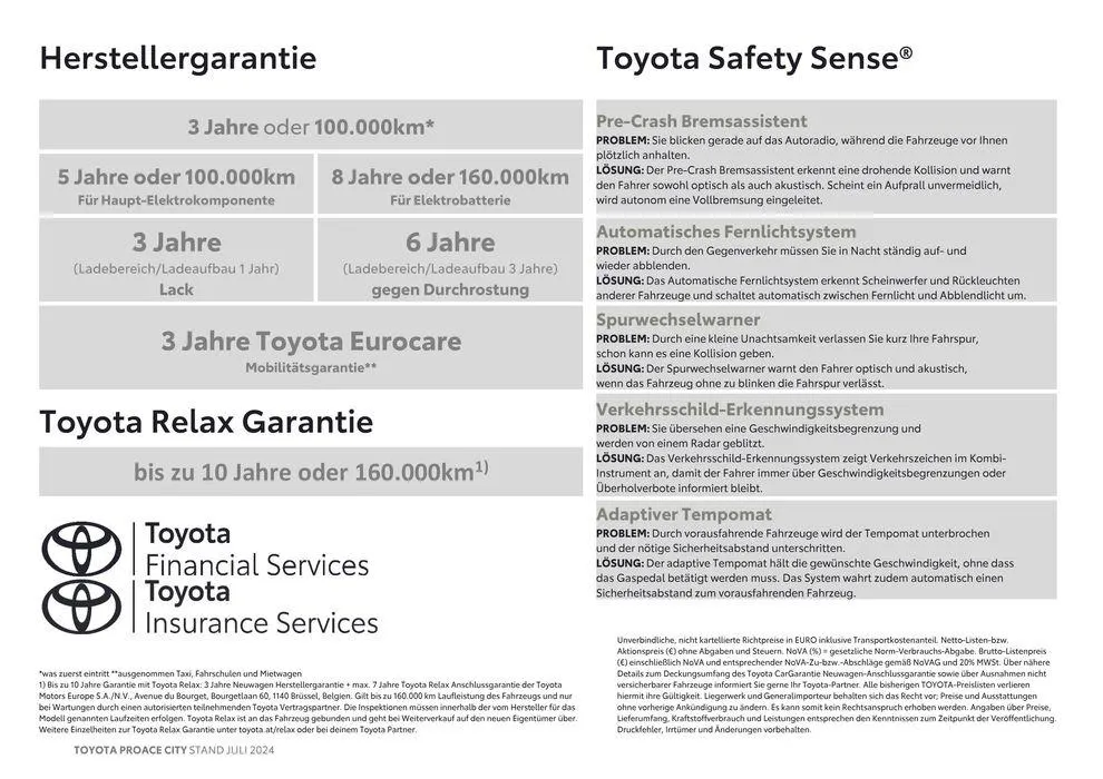 Toyota Proace City & Proace City Electric von 16. Juli bis 16. Juli 2025 - Flugblätt seite  16