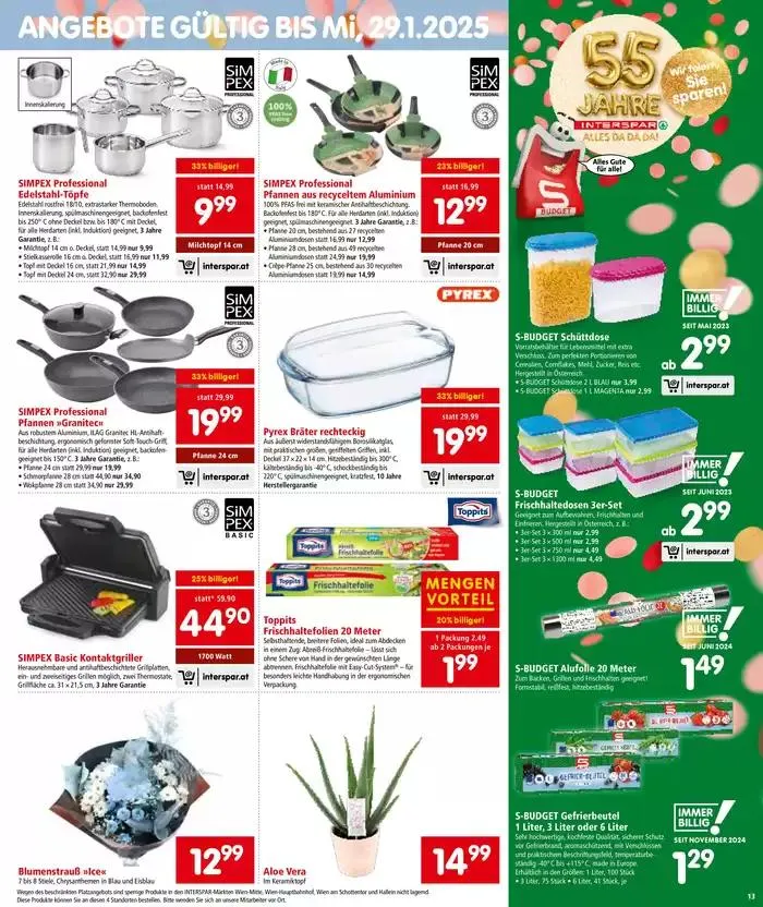 Tolle Rabatte auf ausgewählte Produkte von 8. Jänner bis 15. Jänner 2025 - Flugblätt seite 13